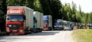 700 грузовиков ожидают на литовско-белорусской границе